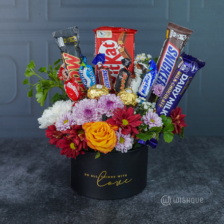 Choco Cravings Bloom Basket