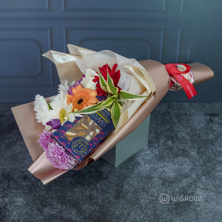Artisan Swiss Chocolate Bloom Bouquet