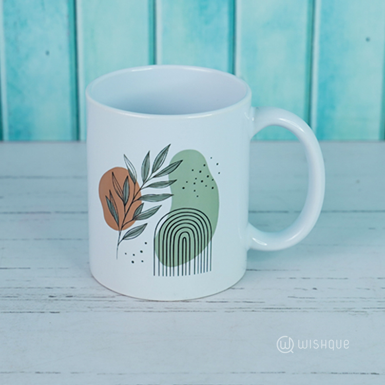 Woman & Botanical Arch Mug