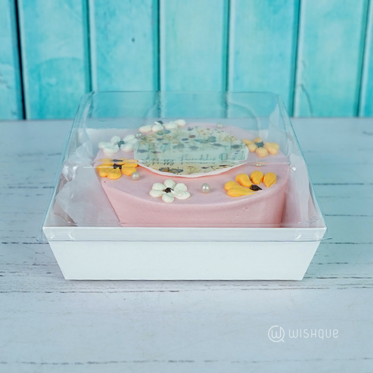 Happy Friendship Day Daisy Bento Red Velvet Cake