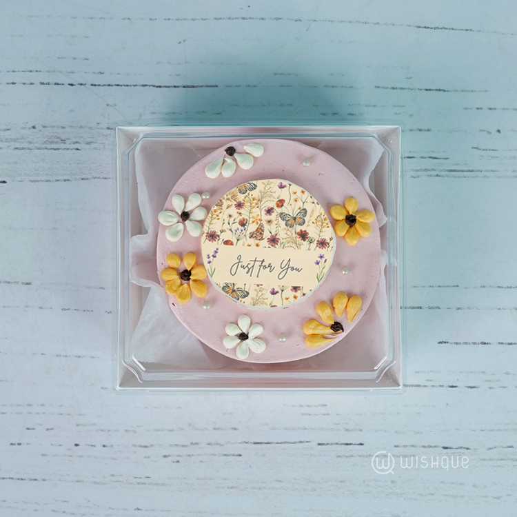 Daisy Blossom Red Velvet Bento Cake