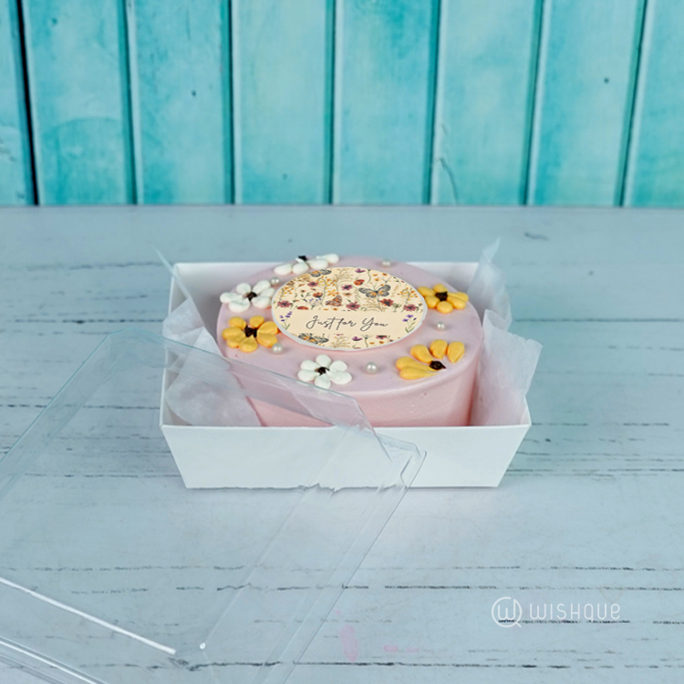 Daisy Blossom Red Velvet Bento Cake