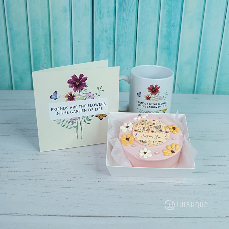 Friend Are The Flowers Gift Set