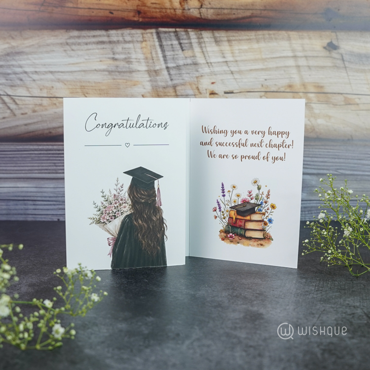 Congratulations Graduation Greeting Card For Her