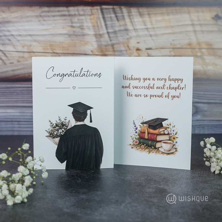Congratulations Graduation Greeting Card For Him
