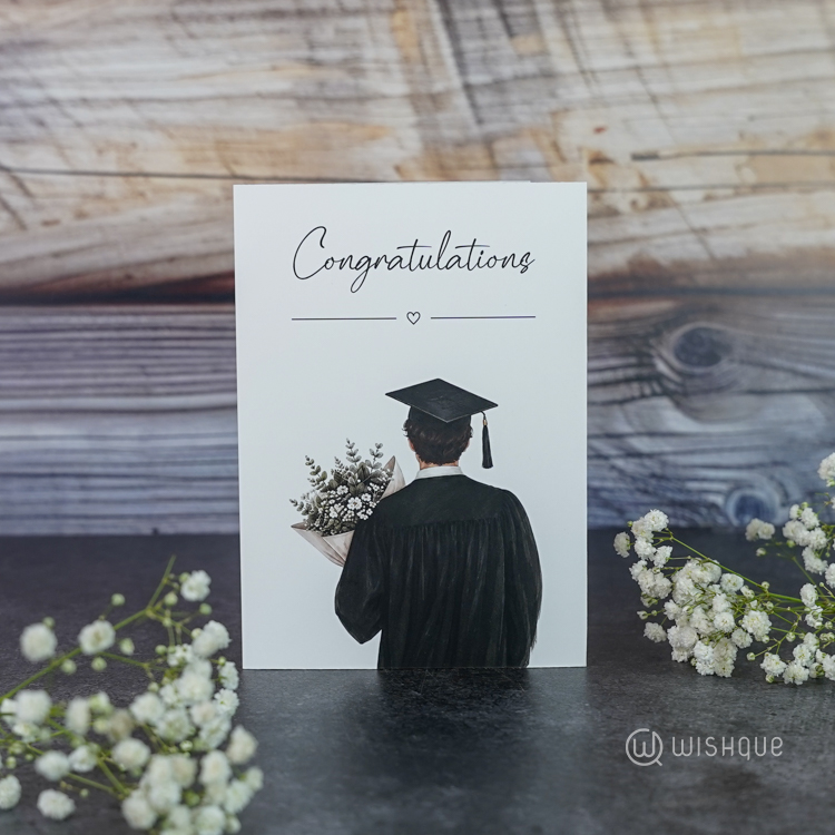 Congratulations Graduation Greeting Card For Him