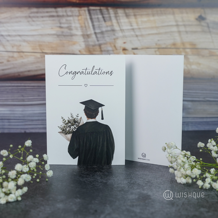 Congratulations Graduation Greeting Card For Him