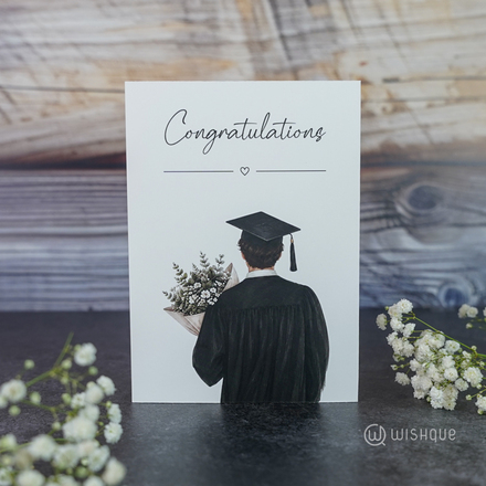 Congratulations Graduation Greeting Card For Him