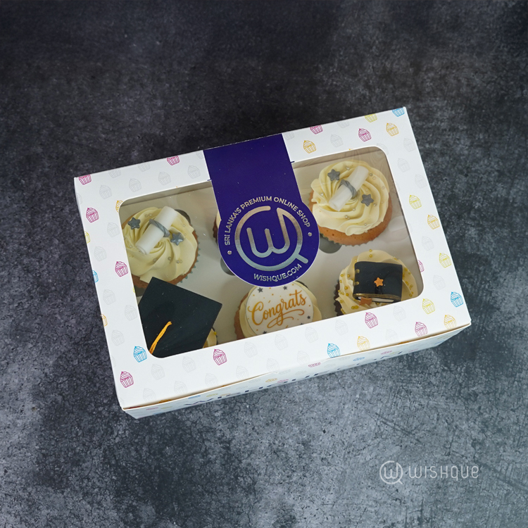 You Did It Congrats Cupcake Box of 06