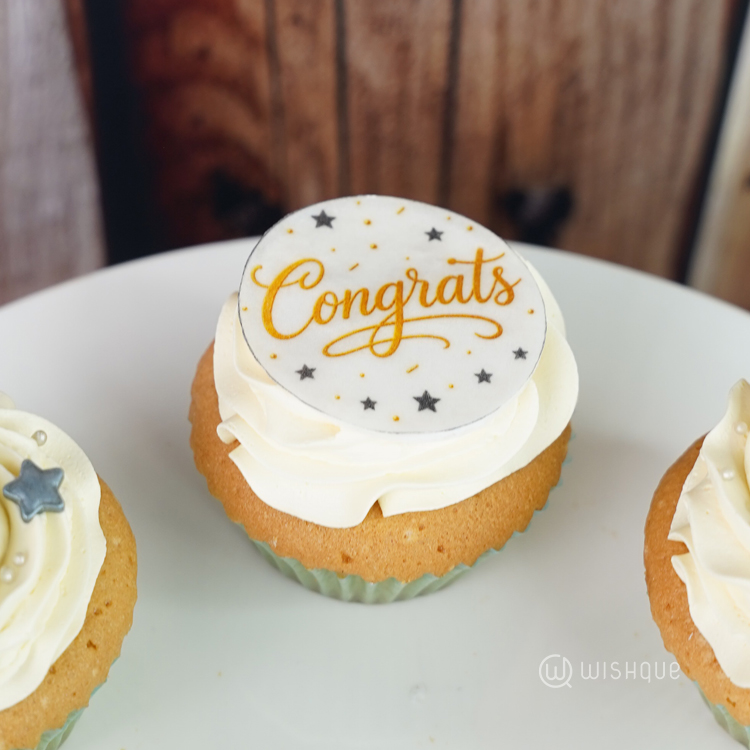 You Did It Congrats Cupcake Box of 06