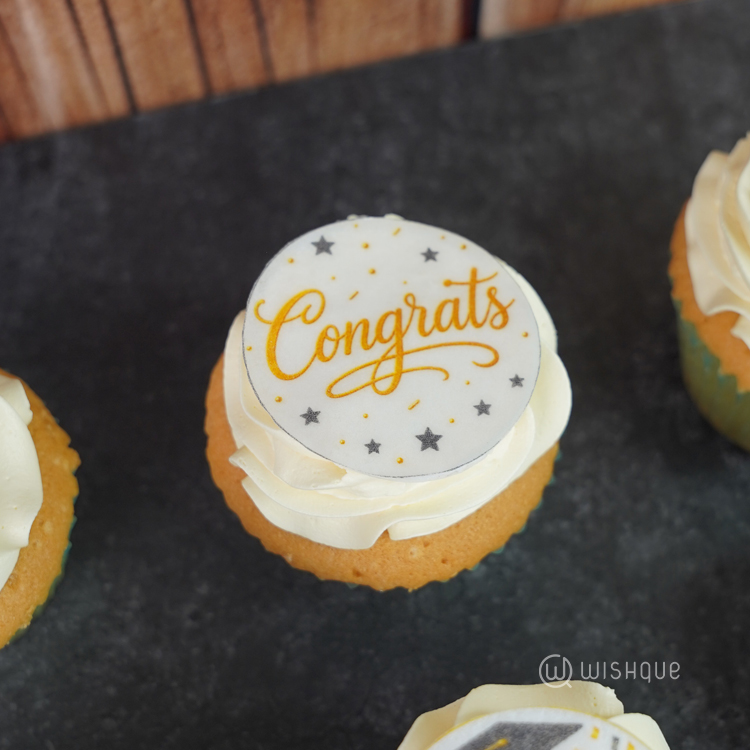 You Did It Congrats Cupcake Box of 06