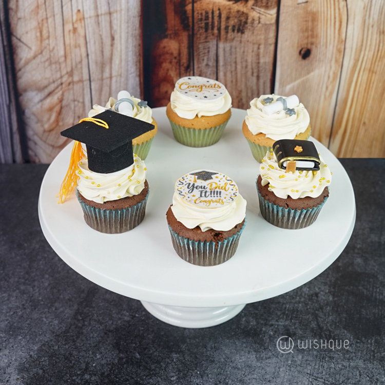 You Did It Congrats Cupcake Box of 06
