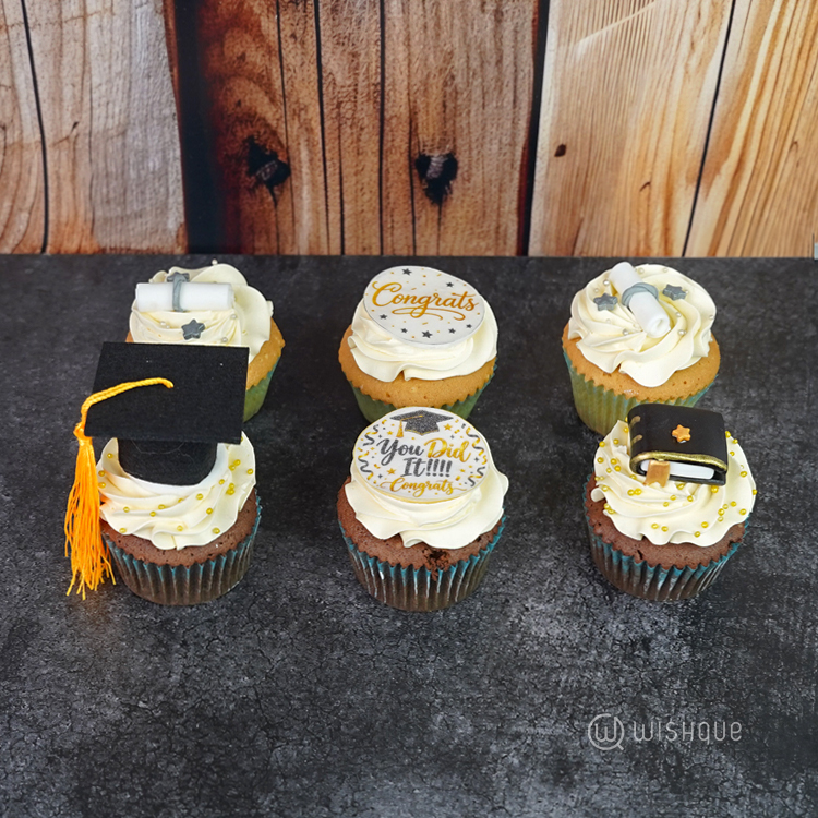 You Did It Congrats Cupcake Box of 06