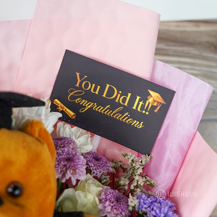 Graduation Blossom Fresh Flower Bouquet