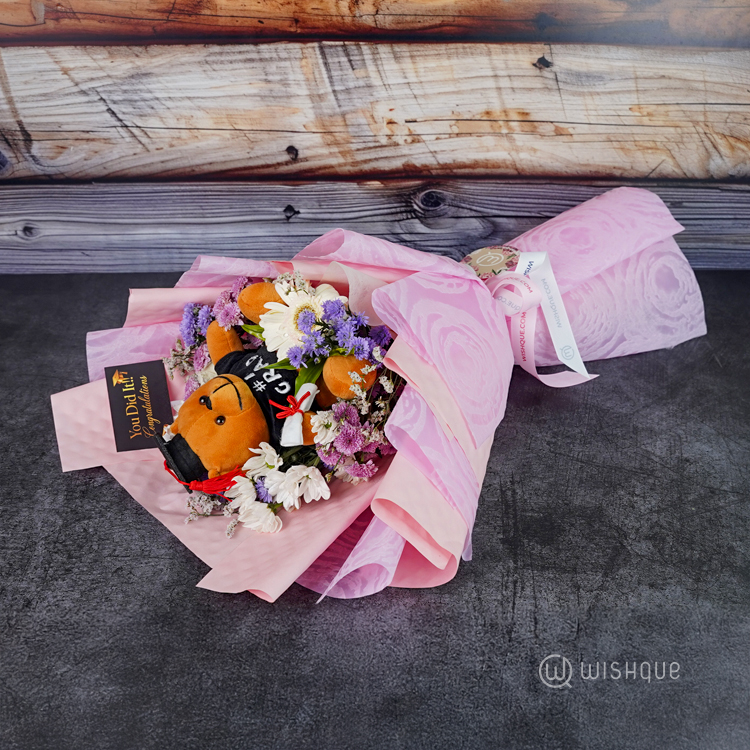Graduation Blossom Fresh Flower Bouquet