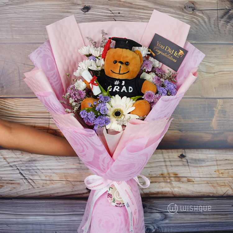 Graduation Blossom Fresh Flower Bouquet