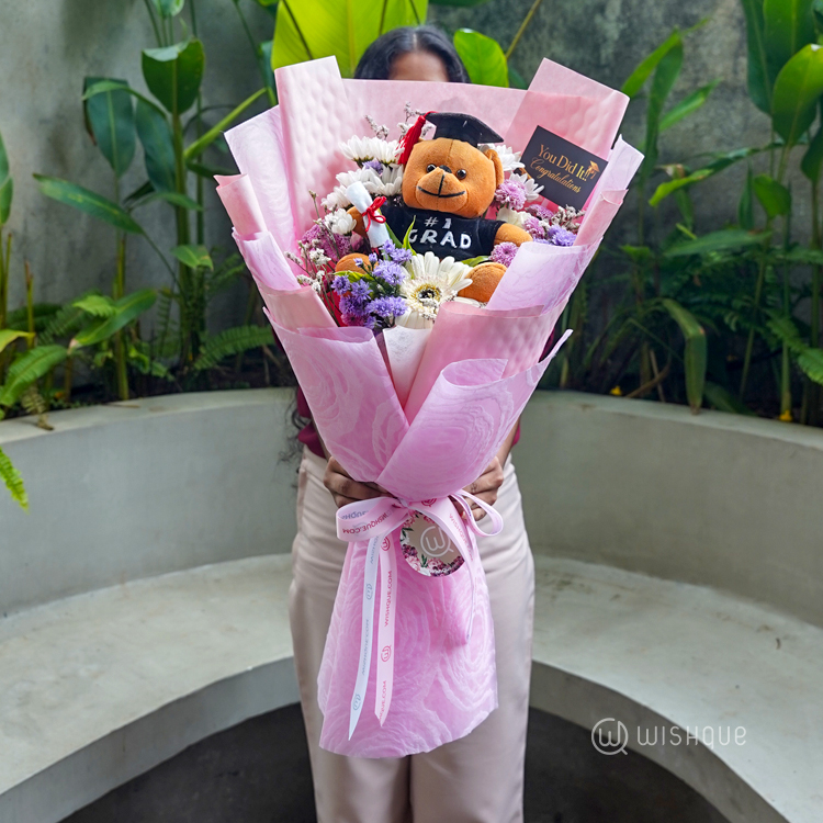 Graduation Blossom Fresh Flower Bouquet