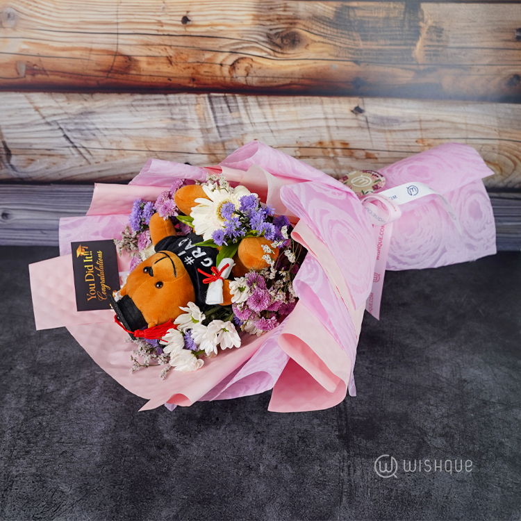 Graduation Blossom Fresh Flower Bouquet