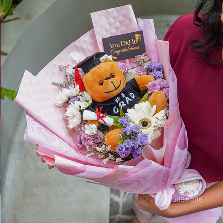 Graduation Blossom Fresh Flower Bouquet