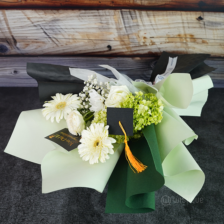 Evergreen Victory Graduation Bouquet