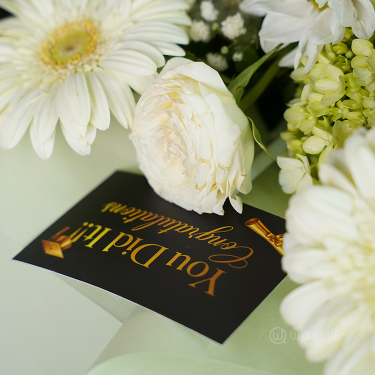 Evergreen Victory Graduation Bouquet