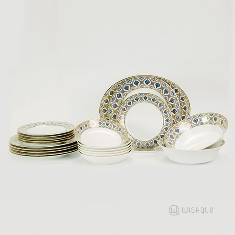 Doris Gray 21 Pieces Dinner Set