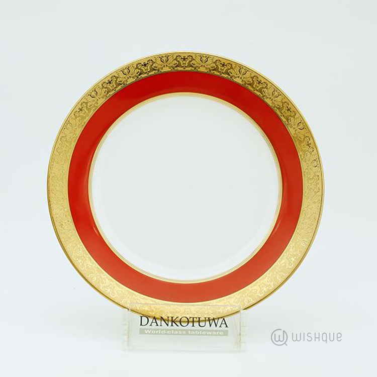 Nuptial Red Salad Plate