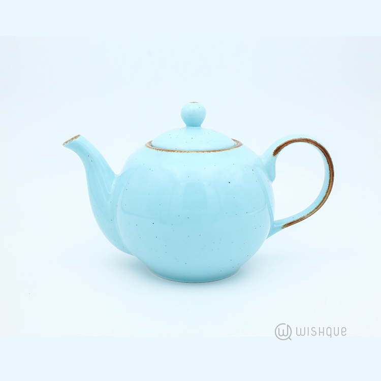 Royal Fernwood Aqua Blue Tea Pot
