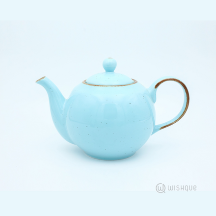 Royal Fernwood Aqua Blue Tea Pot