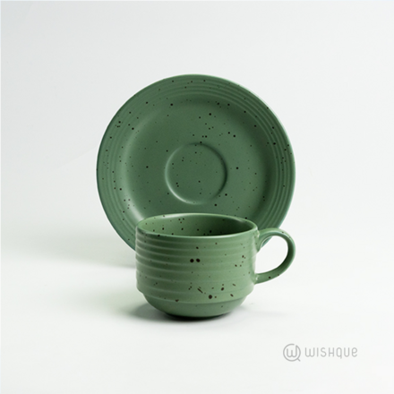Royal Fernwood Forest Green 12 Pcs Tea Set