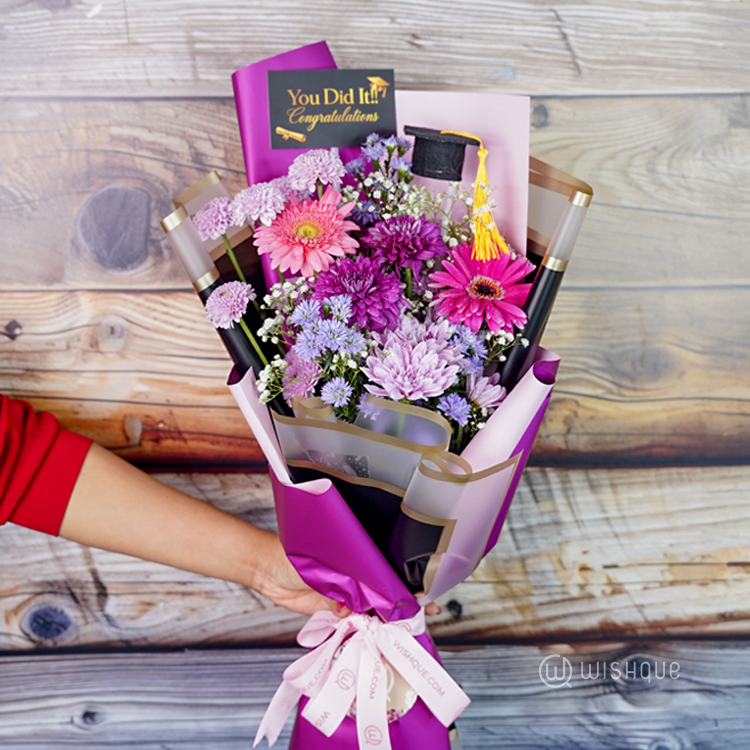 Lavender Success Graduation Bouquet