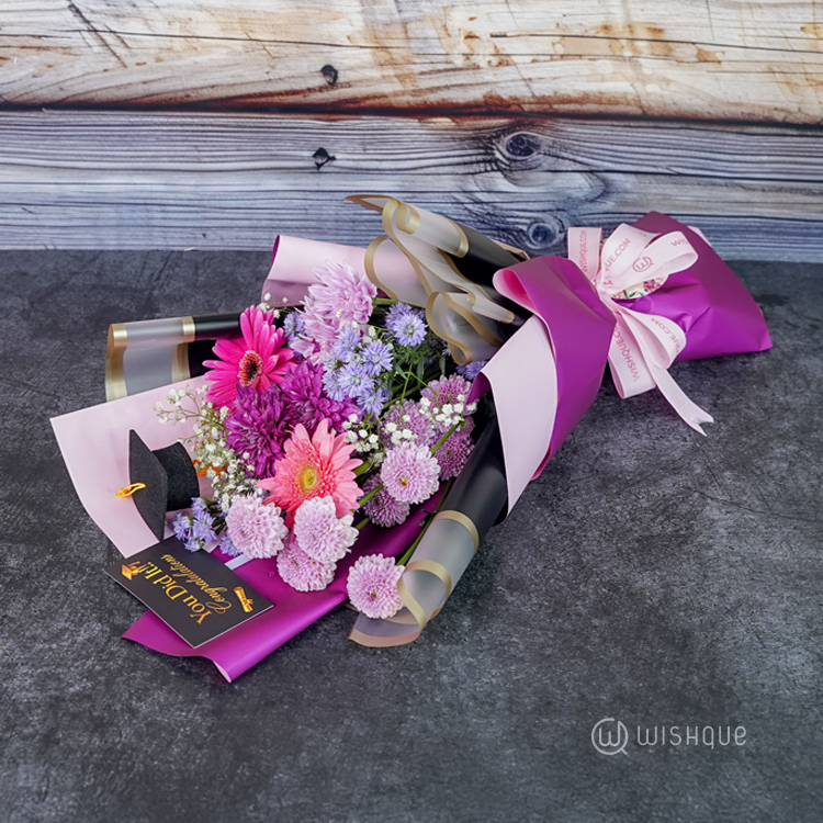 Lavender Success Graduation Bouquet