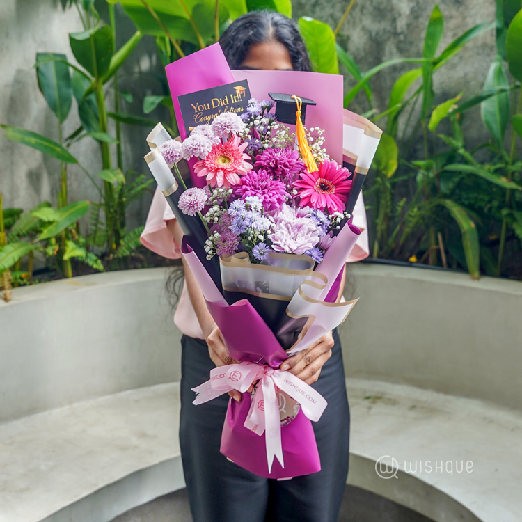 Lavender Success Graduation Bouquet
