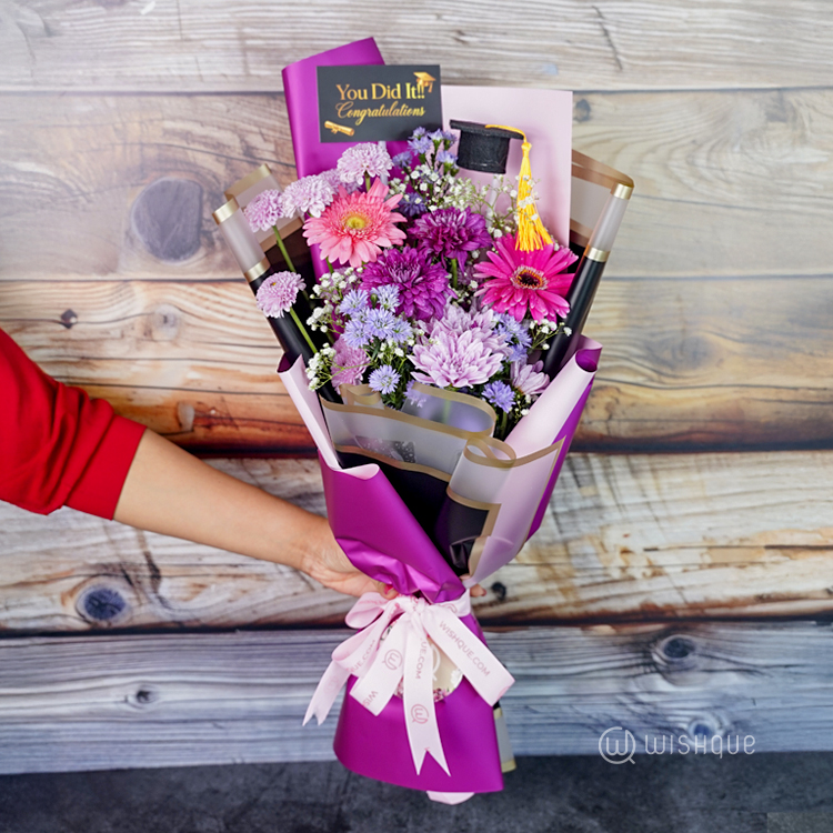 Lavender Success Graduation Bouquet