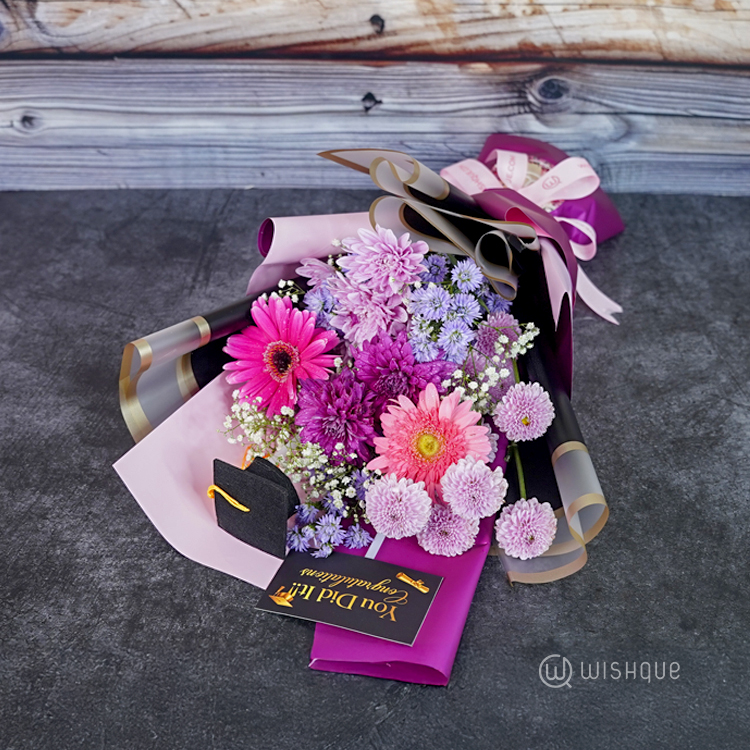 Lavender Success Graduation Bouquet
