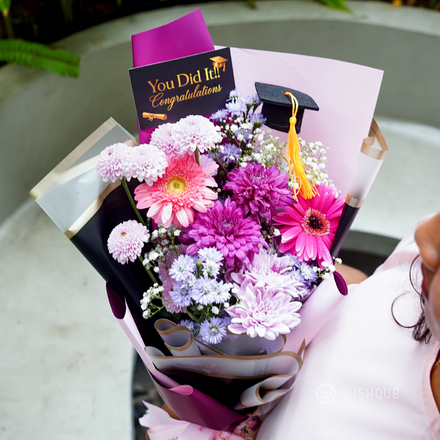 Lavender Success Graduation Bouquet