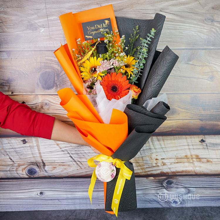 Ember Victory Graduation Bouquet