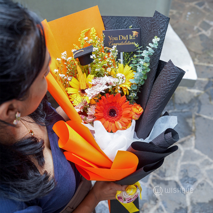 Ember Victory Graduation Bouquet