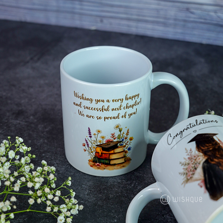 Congratulations Graduation Printed Mug For Her