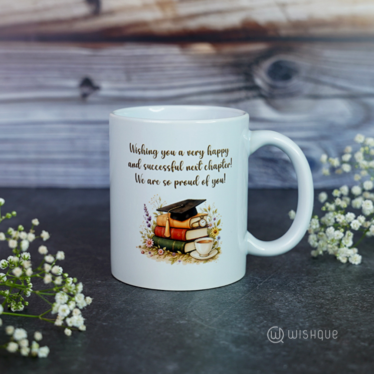 Congratulations Graduation Printed Mug For Him