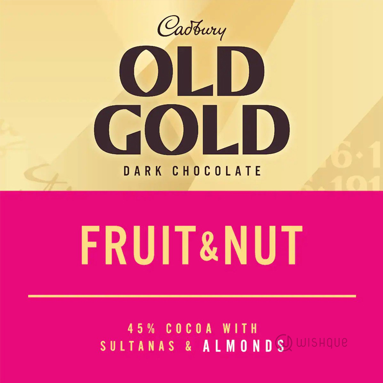 Cadbury Old Gold Dark Chocolate Fruit & Nut 170g
