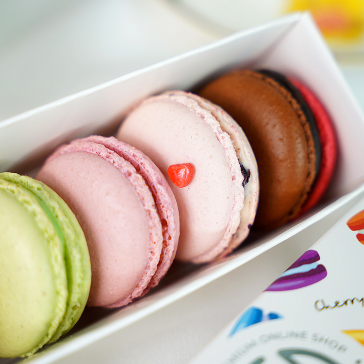 Fruity Fresh French Macaron Collection Box of 6