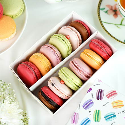 Fruity Fresh French Macaron Collection Box of 12