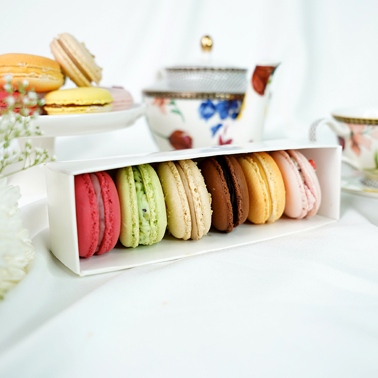 Summer Bloom French Macaron Collection Box of 6