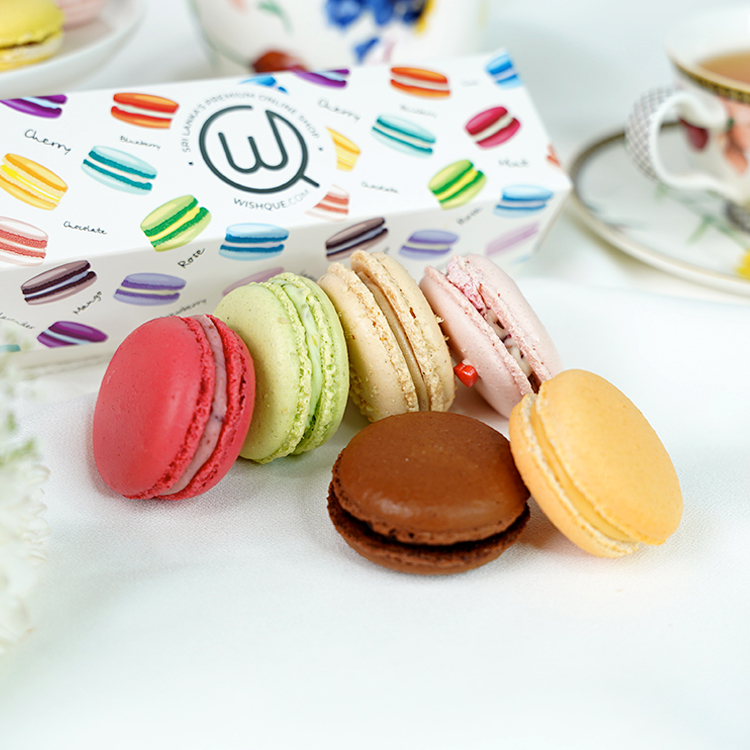 Summer Bloom French Macaron Collection Box of 6