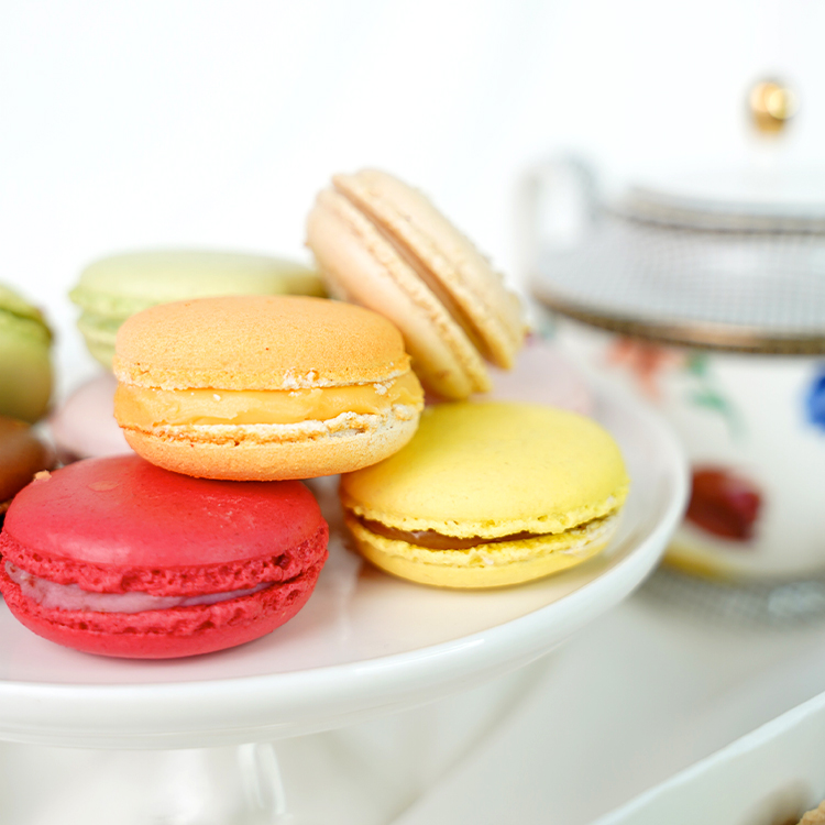Summer Bloom French Macaron Collection Box of 6