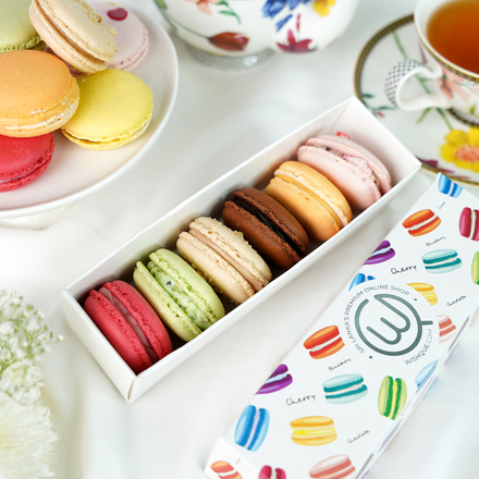 Summer Bloom French Macaron Collection Box of 6