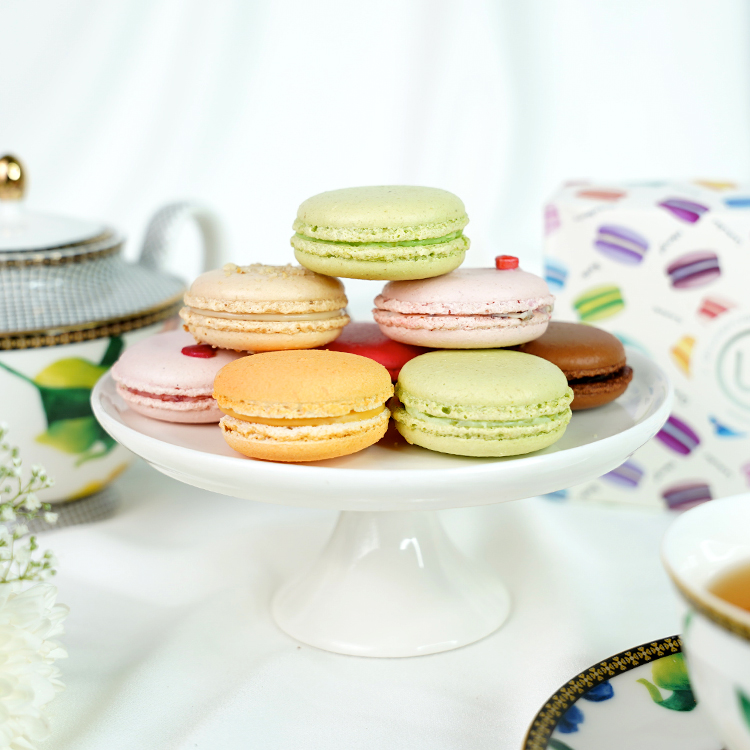 Summer Bloom French Macaron Collection Box of 12