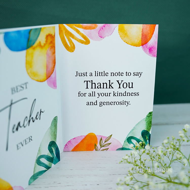 Best Teacher Ever Greeting Card