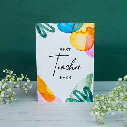 Best Teacher Ever Greeting Card